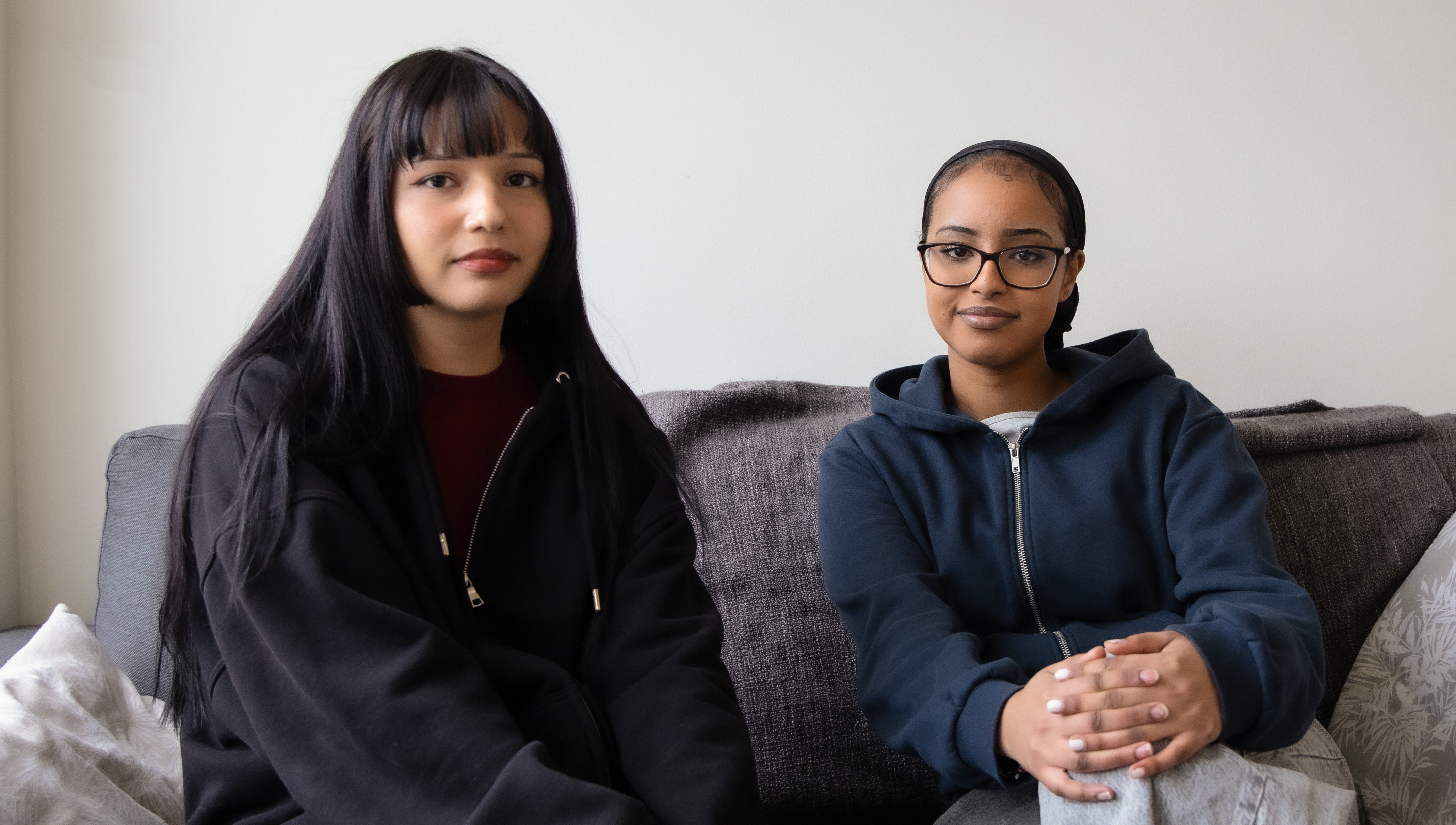 Mercedes och Anisa gör sin praktik hos SöderS